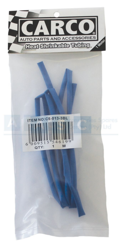 HEAT SHRINK 3MM BLUE 1M