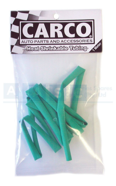HEAT SHRINK 4MM GREEN 1M