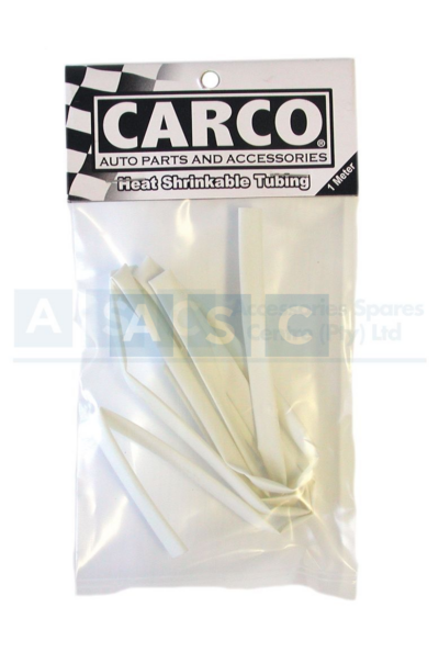 HEAT SHRINK 4MM WHITE 1M