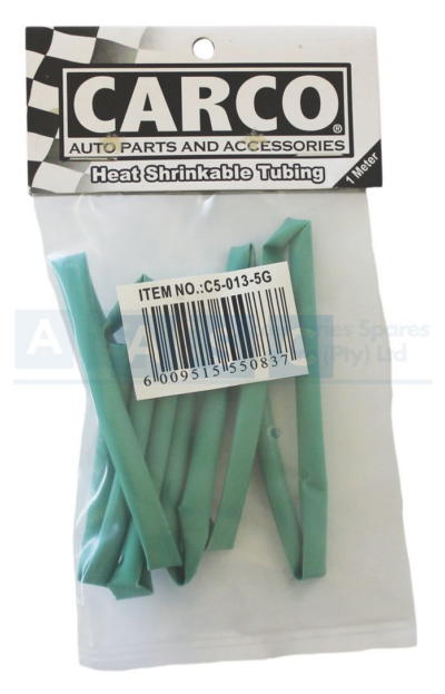 HEAT SHRINK 5MM GREEN 1M