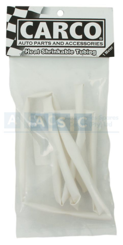 HEAT SHRINK 5MM WHITE 1M
