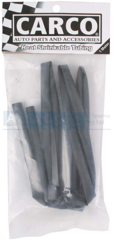 HEAT SHRINK 6MM BLACK 1M