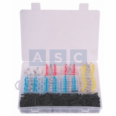 HEAT SHRINK SET W/SOLDER 800PCS 50PCS 12-10AWG (4.0-6.0MMSQ) 100PCS 16-