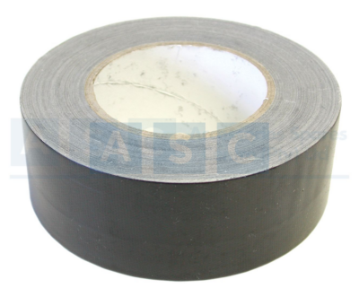 CLOTH DUCT TAPE BLACK 0.23X50MMX50M