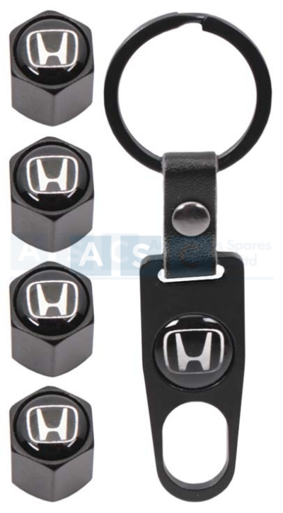 VALVE CAPS SET W/KEY RING HONDA