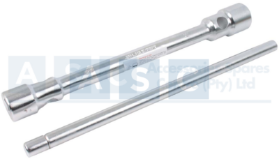 TRUCK WHEEL SPANNER 27X33MM W/BAR MATT CHROME CRV STEEL  130-140NM TORQUE