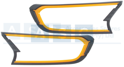 HEAD LAMP COVER YLW EDGING RANGER 2015- YELLOW