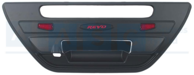 TAIL GATE COVER 2P SET BLACK HILUX 2015-