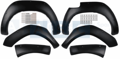 FENDER FLARES BLACK HI-LUX 2019- 6PCS