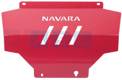 SKID PLATE 3MM RED NAVARA 2015-