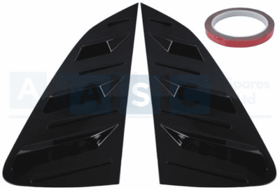 QUARTER GLASS LOUVER POLO GLOSS/BLK SET CARBON BLACK  POLO 2019