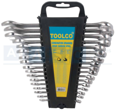 SPANNER SET COMB 6-23MM 17PCS 6-19MM /21/22/23MM