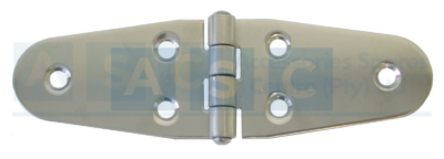 ROUND SIDE HINGE 40X140MM 316SS