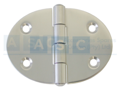 ROUND HINGE 78X56MM 316SS