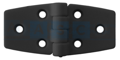 DOOR HINGE BLACK NYLON 79X38MM