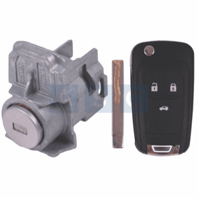 DOOR LOCK CHEV.CRUZE 11-  1PCS 1 COMPLETE FOLDING KEY + 1 BLADE