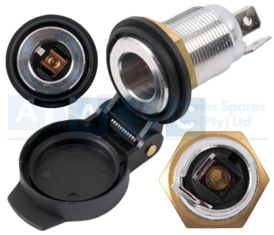 12V POWER SOCKET  15AMP ALUMINUM TAIWAN