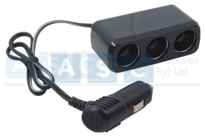 CAR SOCKET PORTS(3)WITH EXTENSION