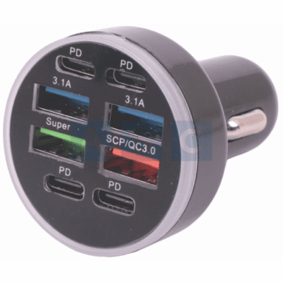 SUPER FASTCHARGER 8 PORT 3.1A QC3.0 USB X4 /TYPE-C X 4 PORTS
