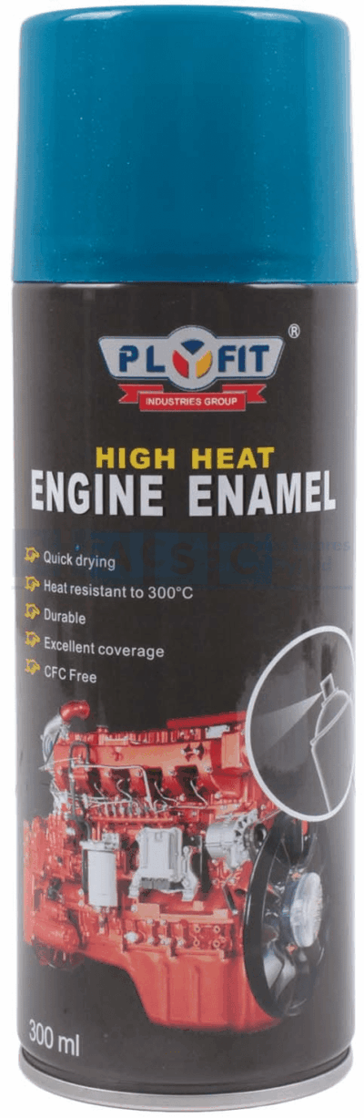 PLYFIT SPRAY ENGINE GROTTO BLUE 300ML HIGH HEAT 300DEG.  DISCONTINUED