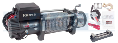 WINCH RUNVA 12000LBS 24V LOW MTG.