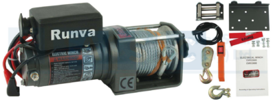 WINCH 3000LBS 12V  W/SOLENOID PACK