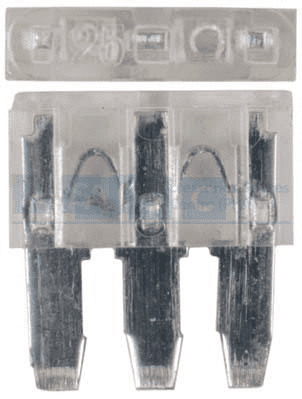 3 PIN BLADE FUSE 25AMP 100PCS PACK