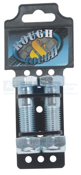 BOLT & NUT 2PC SET 16X60MM 8.8HT ZINC PL