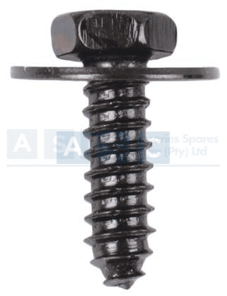 PANEL SCREWS W/WASHER BLACK 6MM(100) BLACK COLOR