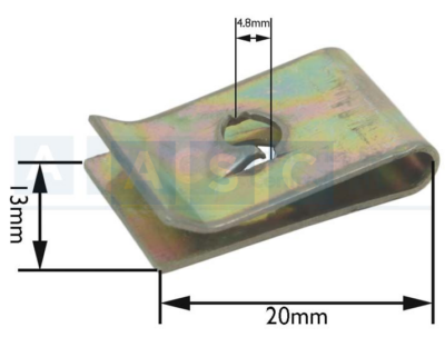 SPEED CLIP 4.8MM(100)