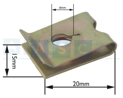 SPEED CLIP 6.3MM(100)