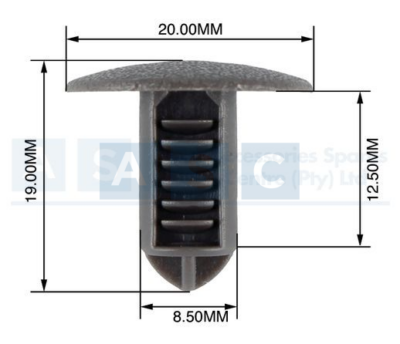 PANEL CLIPS 8.5MM(10)