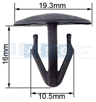 PANEL CLIPS NISSAN 8MM