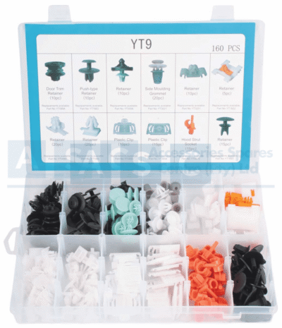 PANEL CLIPS AUDI  ASSORTED 160PCS YT0894 X10/YT1663X10/YT3006X10/YT3021X20
