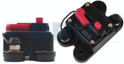 FUSE BREAKER 60AMP 4-8 GAUGE WATERPROOF IP62/3