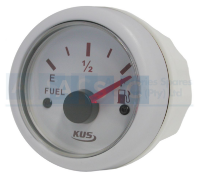 FUEL LEVEL GAUGE 52MM WHITE