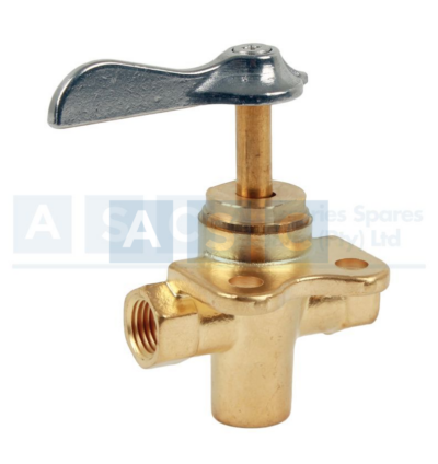 FUEL VALVE 3 WAY BRASS 6MM
