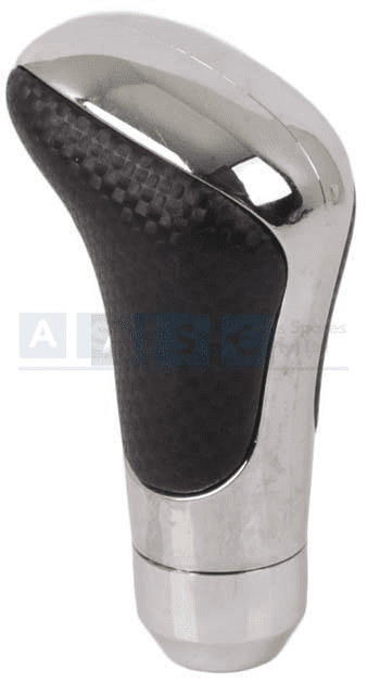 GEAR KNOB UNIVERSAL SILVER/BLACK