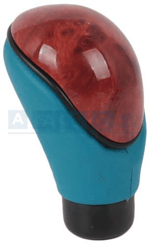 GEAR KNOB UNIVERSAL WOODEN/BLUE
