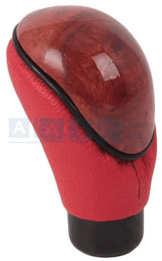 GEAR KNOB UNIVERSAL WOODEN/RED