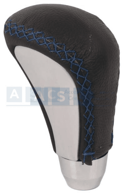 GEAR KNOB UNIVERSAL SILVER/ BLUE