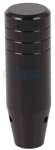 GEAR KNOB ALUM. BLACK W/INSERTS 8/10/12MM