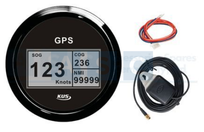 GPS GAUGE DIGITAL SPEEDOMETER/W COMPASS 12/24V