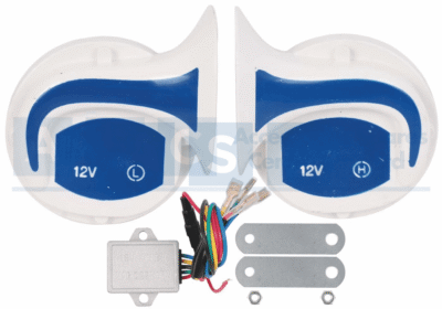 HOOTER GONG 12V NEW 105DB 18 SOUND 2PCS