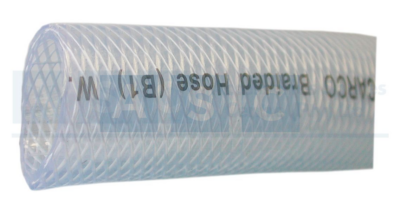 BRAIDED HOSE CLEAR 25MM(20M) L=20M/ID=25MM/OD=29mm/WP=8BAR/TH=2mm