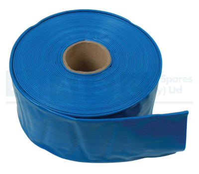 FLAT HOSE PVC BLUE 38.10MM(20M) W.P 2-6 BAR  B.P 6-18 BAR