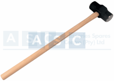SLEDGE HAMMER 6.4KG/14LBS/WOODEN HANDLE Material: High Carbon Steel  Drop-Forged