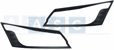 HEAD LAMP COVER BLACK HI-ACE 2019-