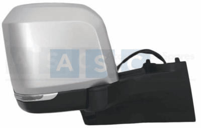 MIRROR  HI-ACE RH ELECTRIC GREY 2020- W/OUT  BLIND SPOT LOWER PIECE