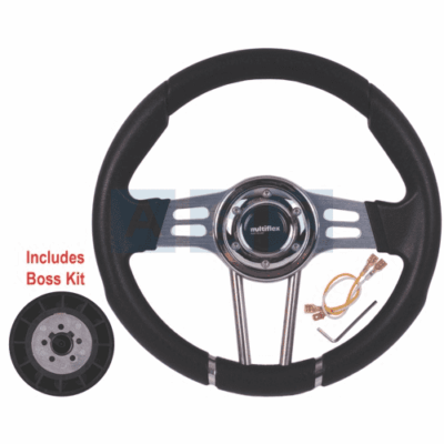 STEERING WHEEL 340mm W/HUB